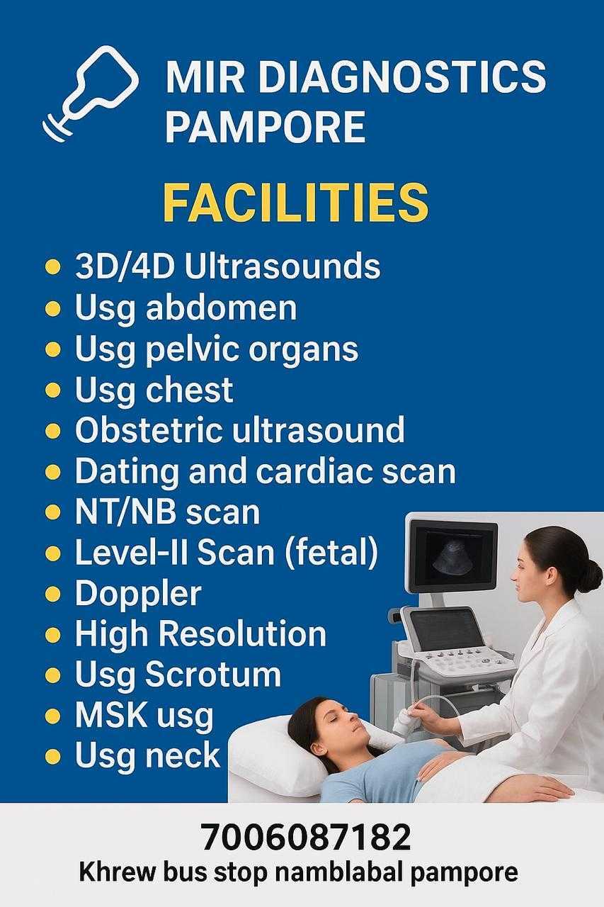 Advanced USG diagnostic equipment